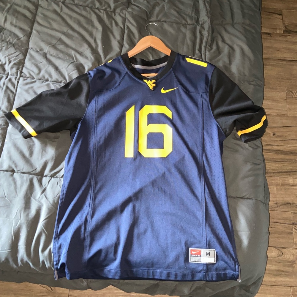 Nike Men's Blue and Yellow Jersey
